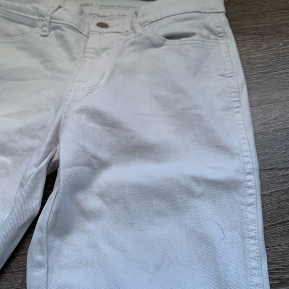 White Wide Leg Jeans - Picture 6 of 8